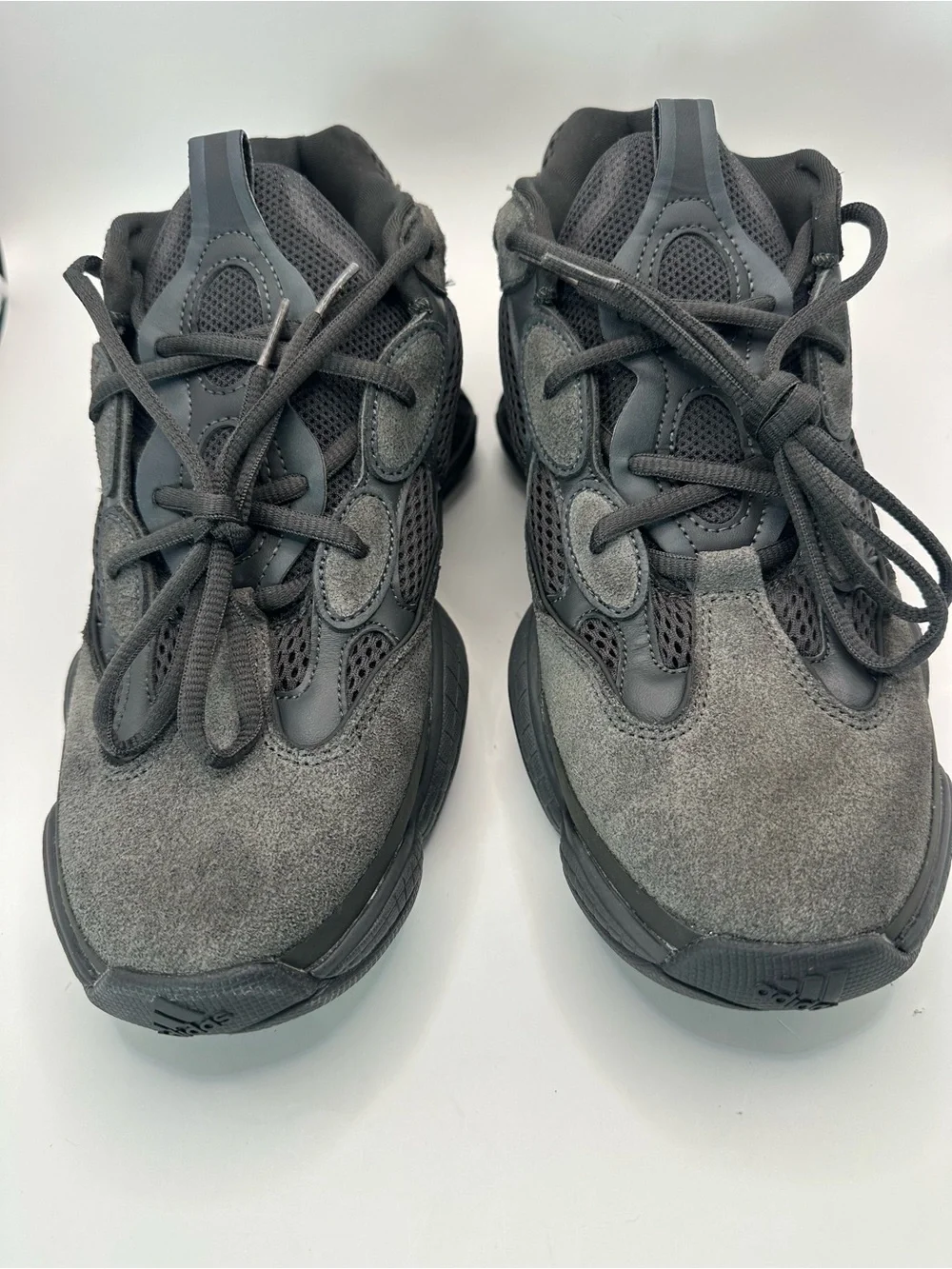adidas Yeezy 500 Utility Black Men's Suede Mesh Athletic Sneakers size 11